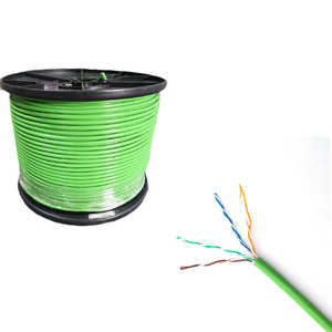 כבל רשת Cat5e Cat6 Cat6A ישיר מהמפעל UTP/FTP 23/24AWG CMP/CMR/CM עם כבל LAN רב ליבותי חשמל לשימוש באיתרן