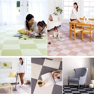Nhà sang trọng Câu Đố Thảm gạch polyester chống trượt tự dính vuông nối khu vực sàn thảm Thảm phòng khách thảm - Product Image 3