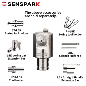 Đầu khoan chính xác có thể điều chỉnh vi mô CNC ENW20-35-LBK Trung tâm gia công có thể điều chỉnh Phụ kiện máy công cụ bằng vonfram - Product Image 4