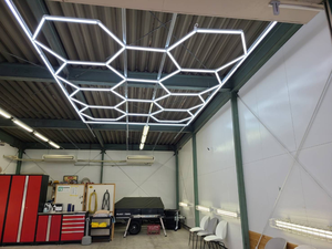 Autowerk statt Waben licht Geometrisches Design DIY Hohe Helligkeit Sechseckige Garage Arbeits licht Sechseck LED-Licht