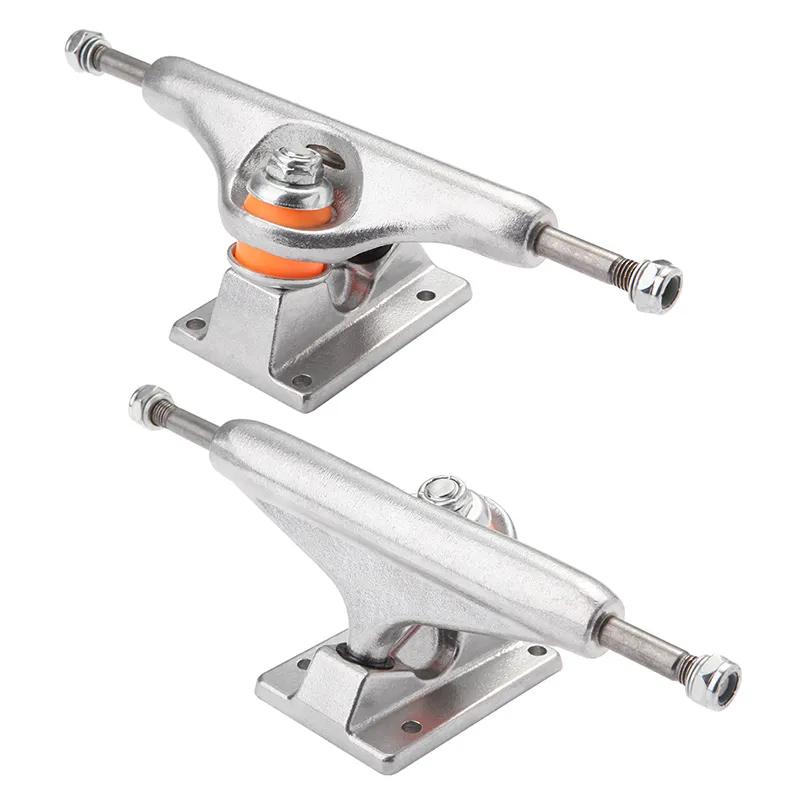 Camions de skateboard en aluminium vierge, gravité casting, oem, 4/5 pouces