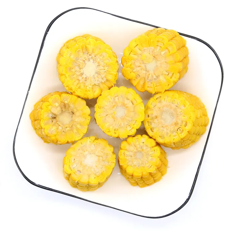 Bolsa de maíz amarillo para verduras naturales, embalaje de maíz cocido, con grado superior, venta a granel
