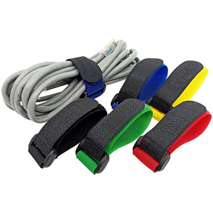 Velcroes reutilizables Bridas para cables Correas de gancho y bucle de nailon Cables de agrupación perfectos Organizar la batería Cinta mágica ajustable - Product Image 6