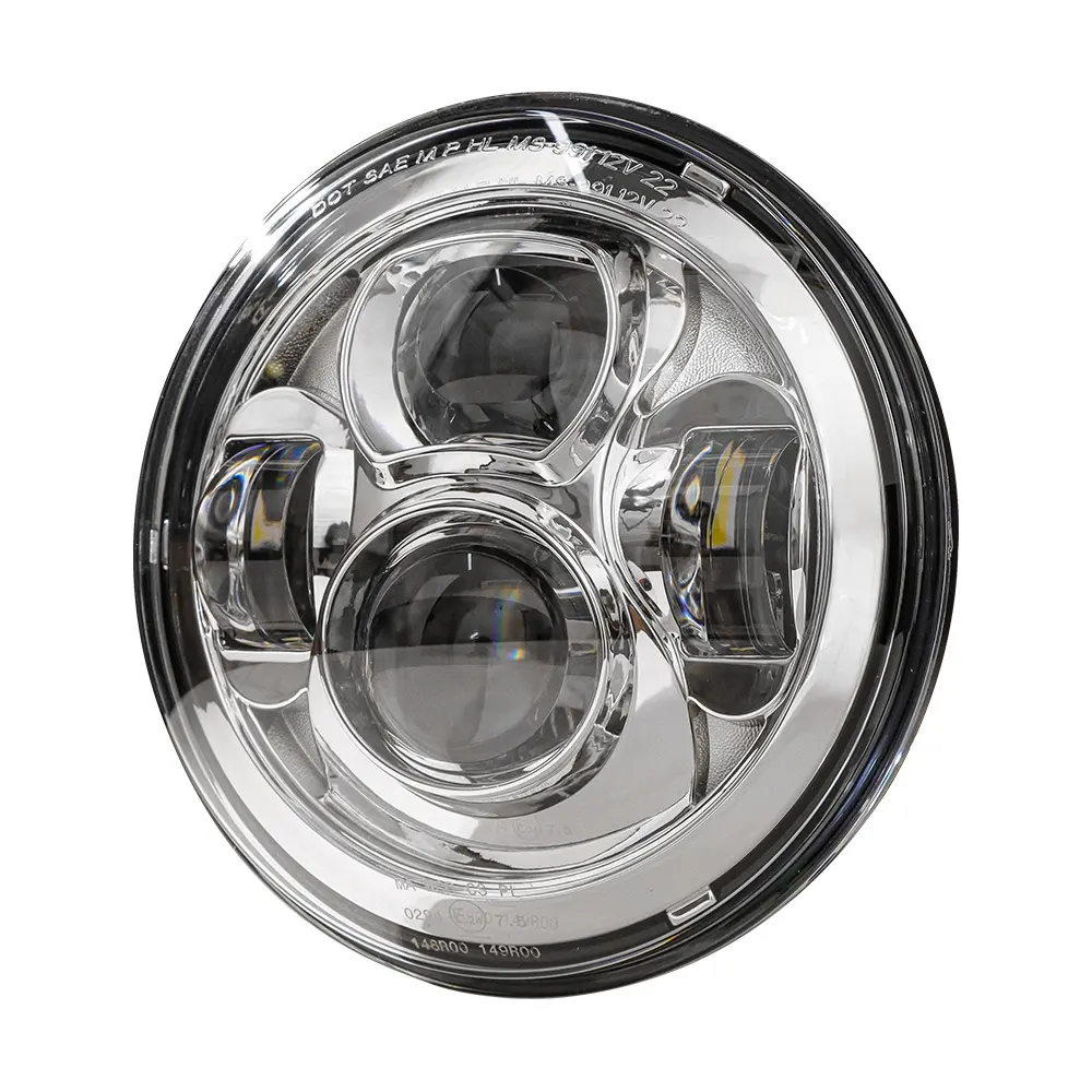 Phare de projecteur Led avant 7 "pour Harley Davidson 1995-2017 Heritage Softail CVO Road King Tri Glide Ultra