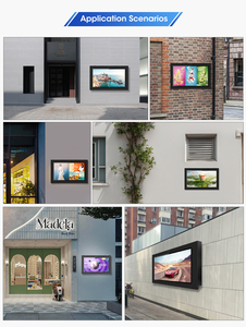 Pantalla de segmento LED montada en la pared para PC con marco abierto de 75 pulgadas personalizada, pantalla de vídeo para estadio al aire libre sin contacto, tienda minorista, centro comercial - Product Image 6