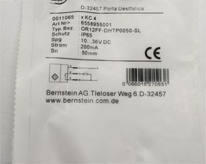 BERNSTEIN <strong>Diffuse</strong> <strong>Reflective</strong> Optoelectronic <strong>Sensor</strong> OR12FF-DHTP-0050-SL 6558955001 - Product Image 2