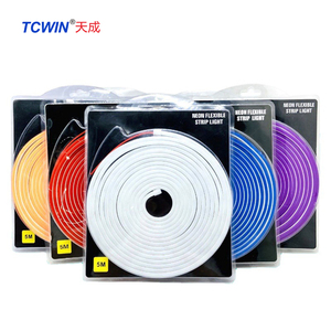 Tcwin <span class=keywords><strong>16.6</strong></span>フィート5M 24V 120LED毎メートルSmd2835 6 * 12mmネオン<span class=keywords><strong>LED</strong></span>ストリップ広告に非常に人気
