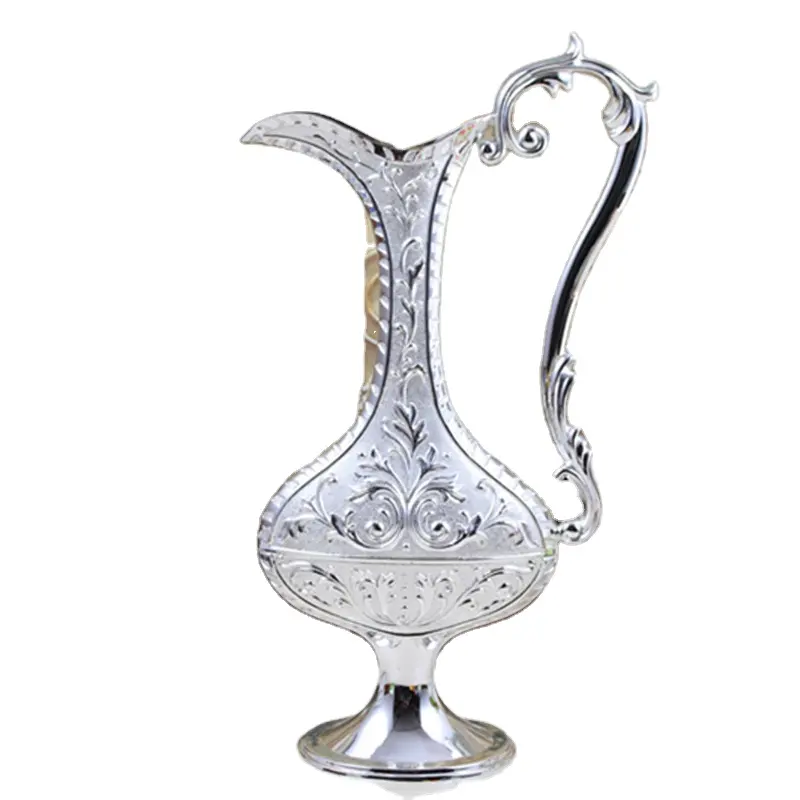 亜鉛合金ヨーロッパヴィンテージハンドル金属花瓶クリエイティブ花瓶家の装飾卸売他の家の装飾