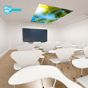 Auxosky และรูปภาพเมฆอารมณ์เมฆเมฆเมฆเมฆ60x60ไฟ LED เพดานท้องฟ้าแผง3D ในร่มเสมือนสกายไลท์เพดาน - Product Image 4