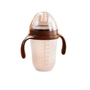Biberón <span class=keywords><strong>Baby</strong></span> Milk sense chupete 0-36 meses antiflatulencia biberón de silicona súper suave 150/240ml para bebés recién nacidos