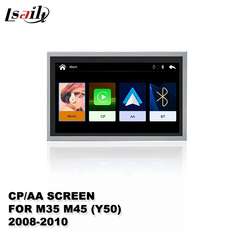 Lsailt – écran HD CP / AA sans fil de 8 pouces pour Infiniti M Series M35X M25 M30d M37 M56 M35 M45 Y50 2008-2010 BOSE 06IT