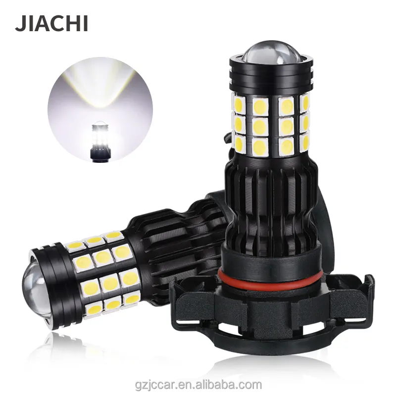 JiaChi Factory High Power 800LM 6W H11 5202 Led Fog Light Bulb For Auto Car Flexible Driving Lamp dc12v 24v 2835chip 27smd White