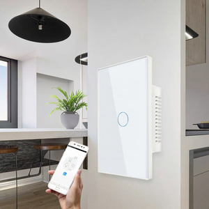 スマートホームTuya照明制御タッチ1ギャング2Way 3wayウォールスイッチ強化ガラスワイヤレスWIFIライトスイッチ新しい建物用 - Product Image 2