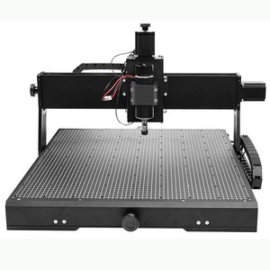 TEBAK 4540铝结构500瓦主轴4540数控机床3轴金属铣削雕刻小型数控木工刳刨机 - Product Image 2