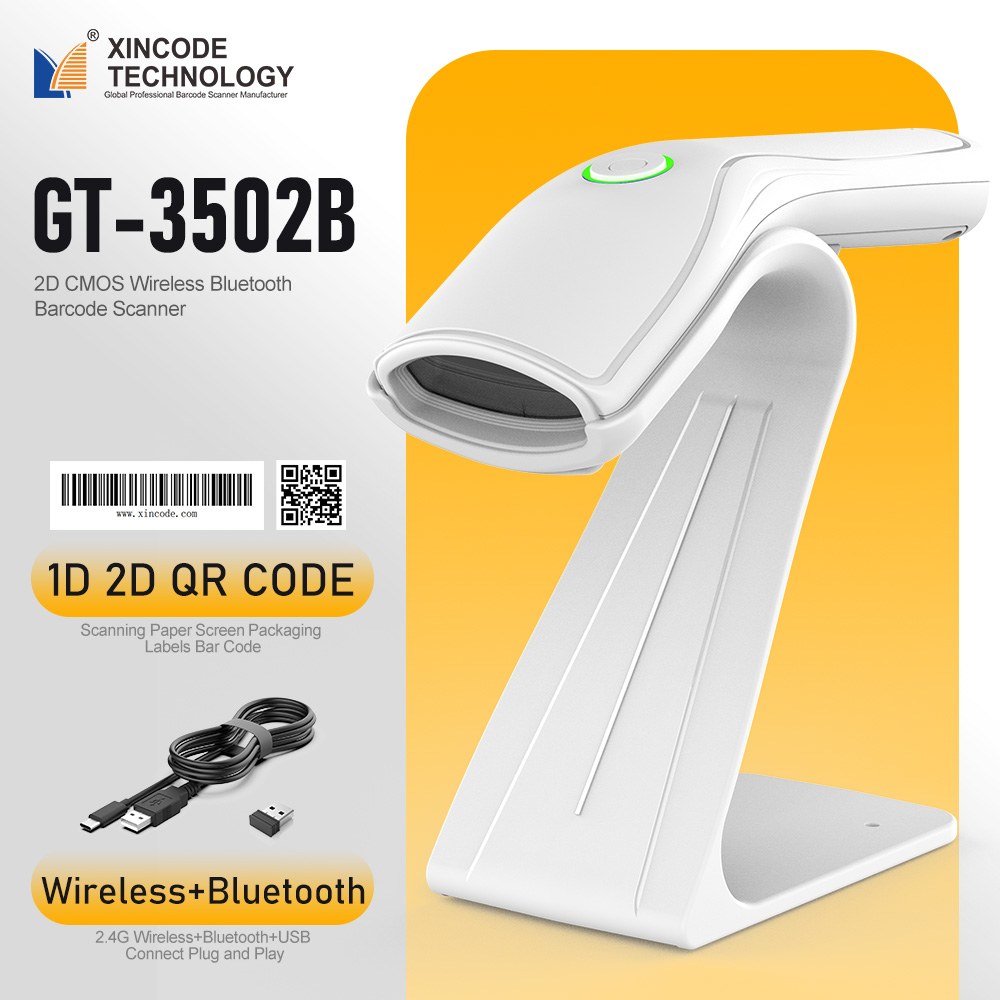GT-3502B-W-397 CMOS 2D Sans Fil Bluetooth Blanc