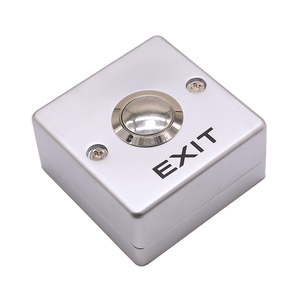 1NO/COM Metal Door <strong>Exit</strong> Switch Release LED Light Zinc Alloy <strong>Push</strong> <strong>Button</strong> Access Control Lock <strong>System</strong> for Home Appliance - Product Image 4