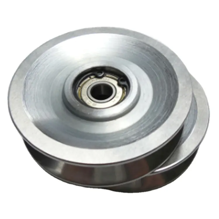 Wire & Cable Equipment Pulley Chrome Plated Steel Capstan , Pay-Off wire guide idler pulley