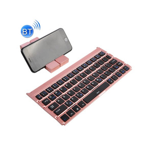 Teclado plegable GK608 ultradelgado para teléfono móvil, teclado inalámbrico barato para tableta y PC con soporte, sistema Android i OS Win - Product Image 1