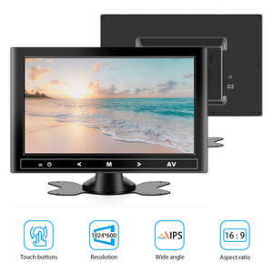 7-9 Zoll LCD-Monitor Kopfstütze Tragbarer HD VGA LCD-Auto bildschirm für PC/Mac Mini/TV/Kamera/Gaming IPS 1024 X600 Unterstützung AV-Video - Product Image 2