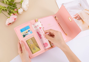 Кожаный блокнот с ручкой в твердом переплете - Product Image 3