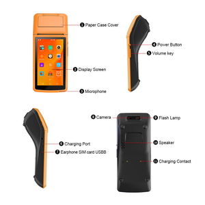 <strong>Android</strong> 8.1 Pda <strong>Device</strong> <strong>Printer</strong> and Qr Code Scanner Mobile Pos Terminal Pda Handheld Computer Cash Register POS <strong>Printer</strong> - Product Image 6