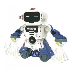 B/O Rotating <strong>Robot</strong> Toys Musical Cartoon Toy Educational Intelligent Dancing <strong>Robot</strong> for Children - Product Image 6