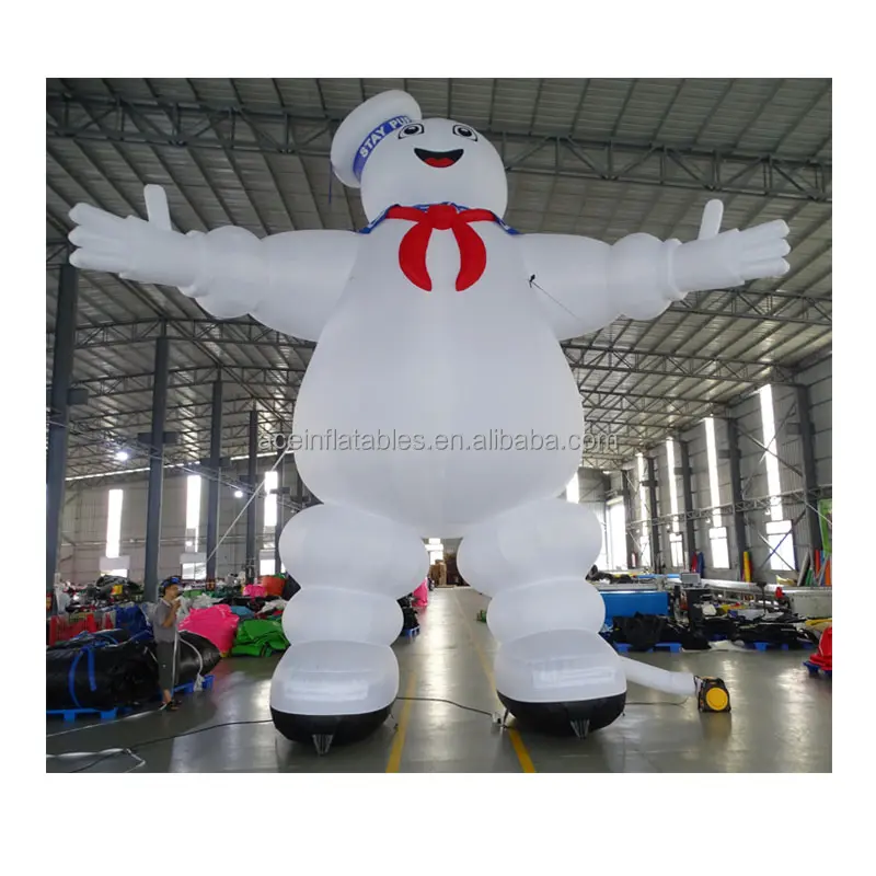 Buitenreclame Halloween Opblaasbare Marshmallow Man Stripfiguren Opblaasbare Ghostbusters Model