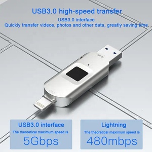 Alta tecnología de seguridad encriptada 64GB 128GB 256GB 512GB unidad flash USB segura 3,0 con cifrado de huellas dactilares USB clave pendrive - Product Image 5