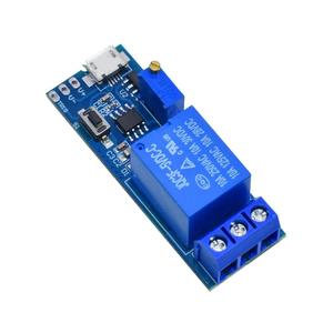 Smart Electronics 5V-30V Micro USB Power Adjustable <strong>Delay</strong> Relay Timer Control Module Trigger <strong>Delay</strong> Switch - Product Image 5