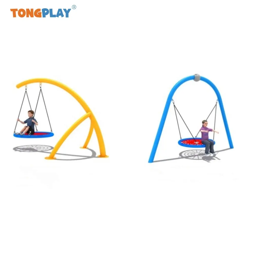 Parque swing diversões venda quente crianças plástico e gramado crianças educacionais escalada slide treinamento equipamentos playground ao ar livre
