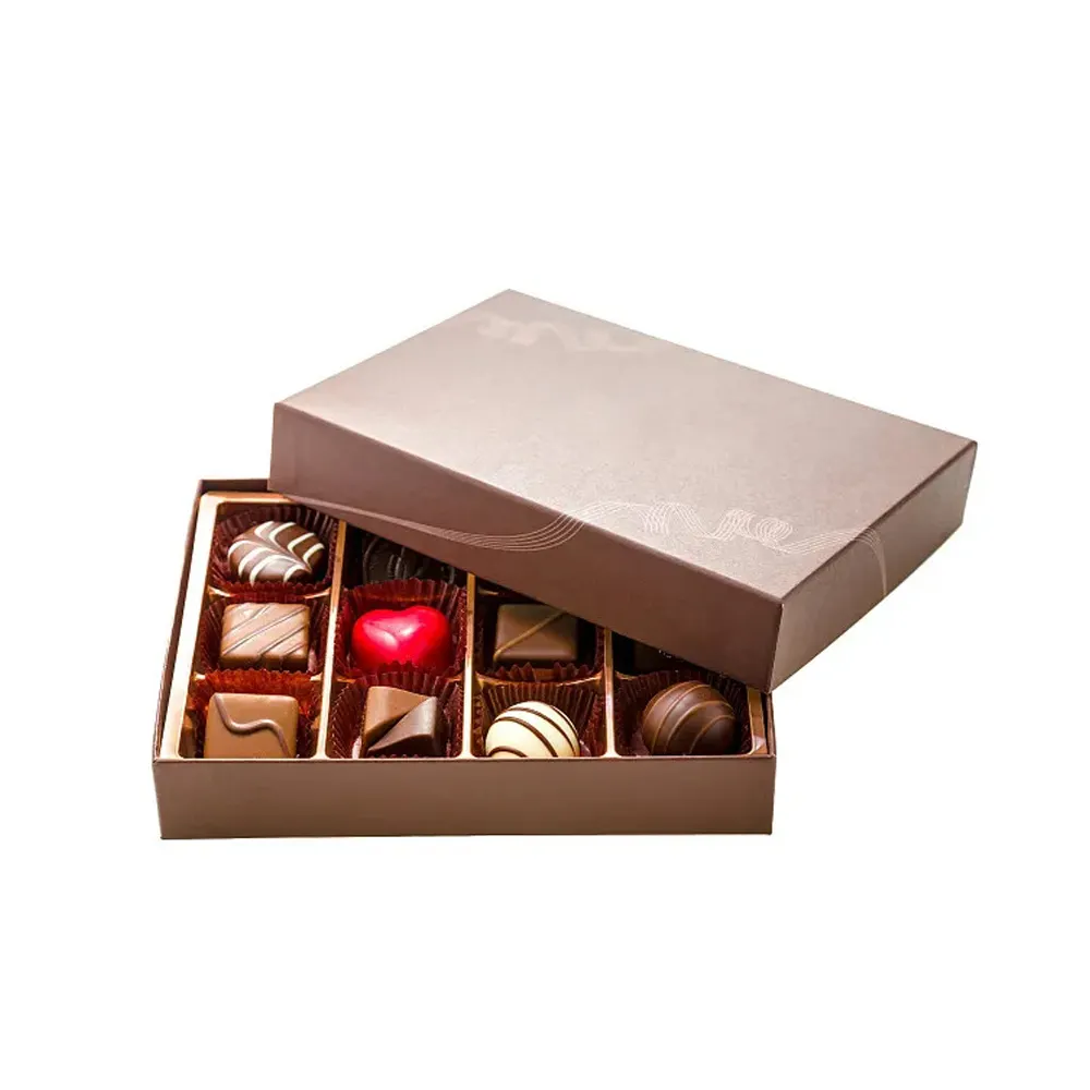 HENGXING-caja de papel de embalaje para dulces, chocolate, rosas de San Valentín, regalo, dos piezas