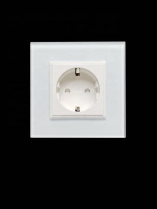 Smartdust EU Type 86 Interruptor de pared universal Smart Europe de vidrio templado con enchufe de alimentación 16a y conectividad NFC - Product Image 4