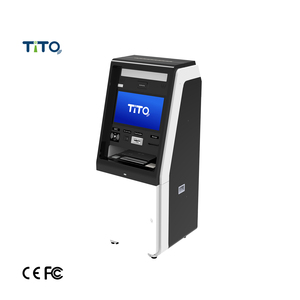 Soporte de suelo para kiosco de autoservicio, lector de tarjetas de código y pantalla táctil, NFC, QR - Product Image 1