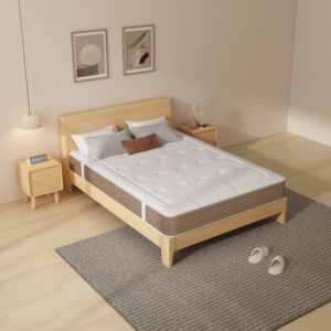 Gel colchão de espuma de memória para sono fresco médio firme espumas seguras cama tampa removível em uma caixa colchão queen <span class=keywords><strong>size</strong></span>