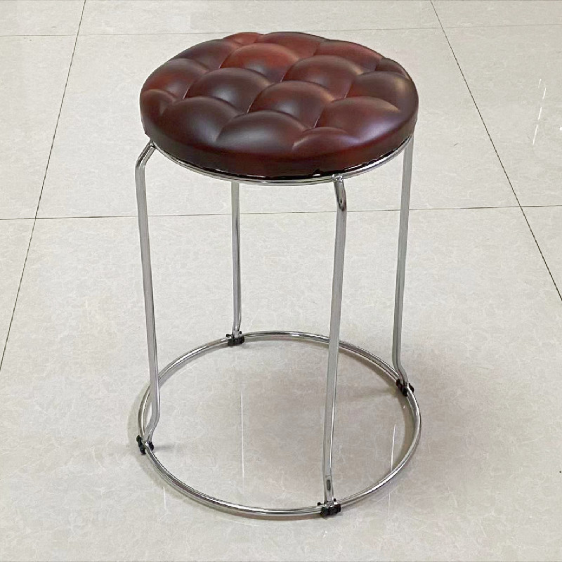 **Présentoir à pain robuste à quatre pieds - brun rougeâtre - 46 cm de hauteur**