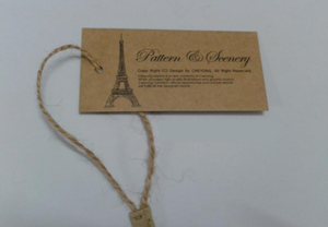 Etiqueta colgante colorida de punto de alta calidad, ropa de cuerda, ropa colgante Universal, etiqueta de cuerda, línea de etiqueta colgante personalizada - Product Image 6