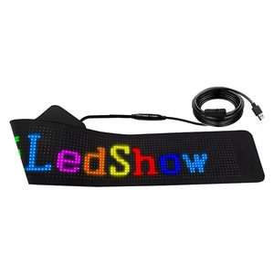 2024 di controllo del prezzo di fabbrica dell'app modello di testo programmabile display a led flessibile con testo in esecuzione schermo flessibile - Product Image 4