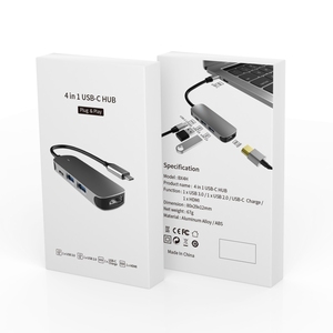 电脑平板手机用通用串行总线集线器4端口通用串行总线类型通用串行总线集线器适配器类型c到通用串行总线3.0*4 - Product Image 6