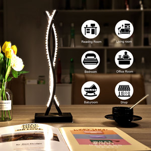 Lüks kristal göz bakımı home sıcak ışık led kaynağı gece lambası ev dekor için okuma ledi masa lambası - Product Image 6