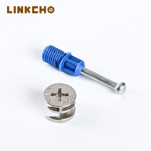 2 ב 1 מחבר בלתי נראה רהיטים קאם נעילת נירוסטה פלדות צוותים מחבר אגוזים וברגים לארון מטבח - Product Image 3