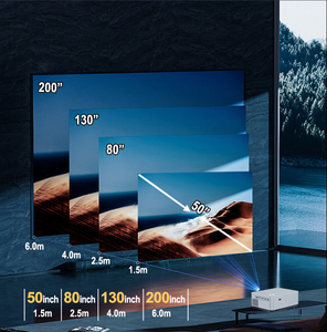 X30W Pro akıllı taşınabilir projektör LED Video projektör Mini Android 11 çift Wifi LCD 4K Video ev sineması için hoparlörler inşa