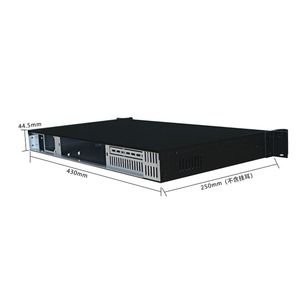 2024 más vendidos 1U Network Embedded Rackmount Server 250L Case Mini-ITX Factor de forma 19-Inch 1U Computer Server Storage Chasis - Product Image 6