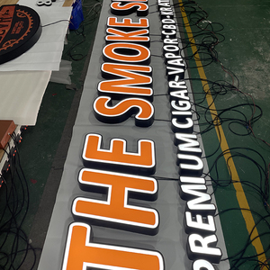 Custom 3D Light-Up Logo in acrilico segno Display a LED trasformatore di potenza per la casa ufficio affari negozi all'aperto per edifici bar - Product Image 2