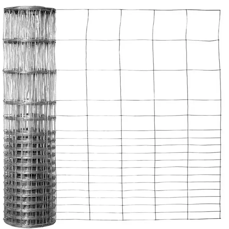 Customized Hot selling high quality galvanized knotted wire mesh roll pig sheep cattle fencing pastoral fence