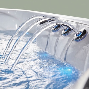 2024 yeni rahat modern seksi combo masaj açık spa jakuzisi ile LED ışık - Product Image 3