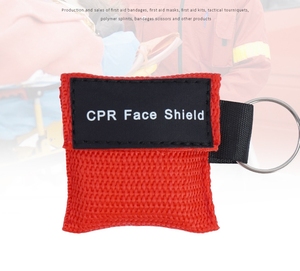 Американский Набор для обучения Cpr, брелок для ключей, мини-Cpr, дыхательный барьер с односторонним клапаном/cpr, брелок для ключей - Product Image 1