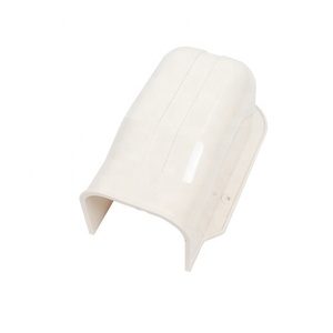 4&quot; W <strong>Entry</strong> Wall Cover Decorative PVC Line Set Cover Kit Accessories for Ductless Mini <strong>Split</strong> Air Conditioners - Product Image 5