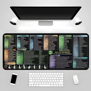 Alfombrilla de escritorio de acceso directo de Excel personalizada más nueva, acceso directo de teclado XL,XXL, alfombrilla de ratón de escritorio de goma antideslizante de goma extendida - Product Image 4