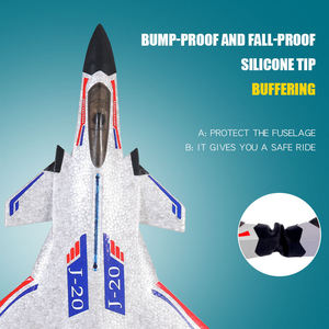 ZHIYANG ZY-J20 Remote Control Foam Aircraft Glider Fighter Outdoor Long-range Remote Control Flying Foam Plane Toy <strong>Model</strong> - Product Image 4