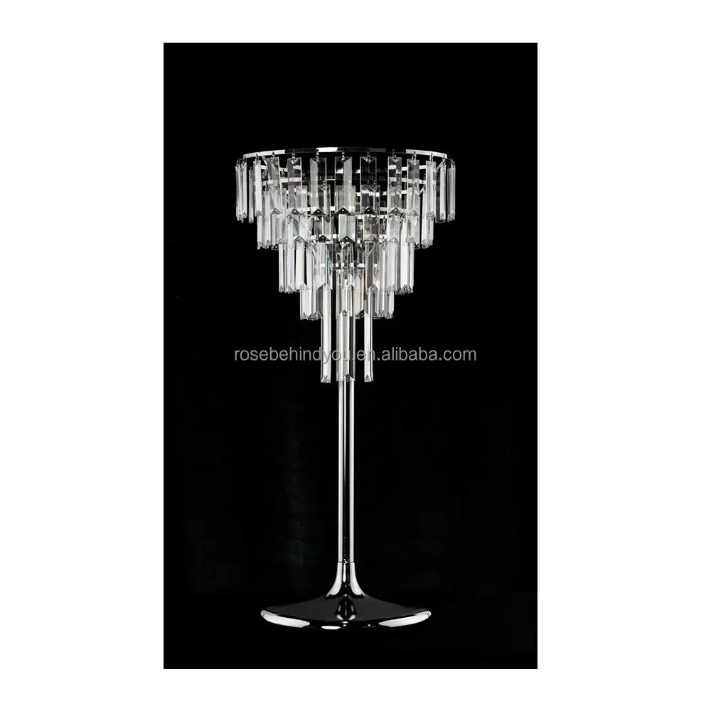 2023 charge type crystal crown light centerpiece for wedding table decorate, event decoration